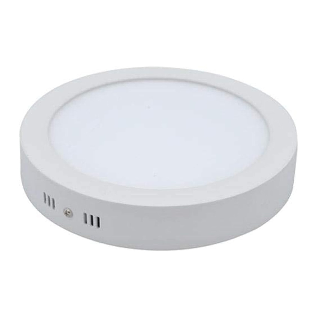 Modern White LED Recessed Ceiling Light Fixture - 12W Round Panel for Energy-Efficient Home Lighting