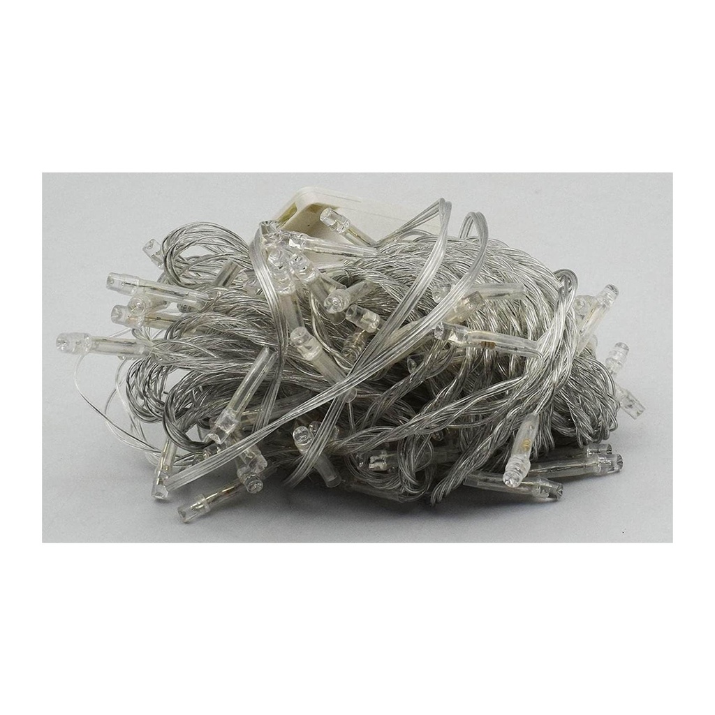 Clear LED String Lights - 10 Meters - Warm White - Fairy Lights for Home, Party & Wedding Decor