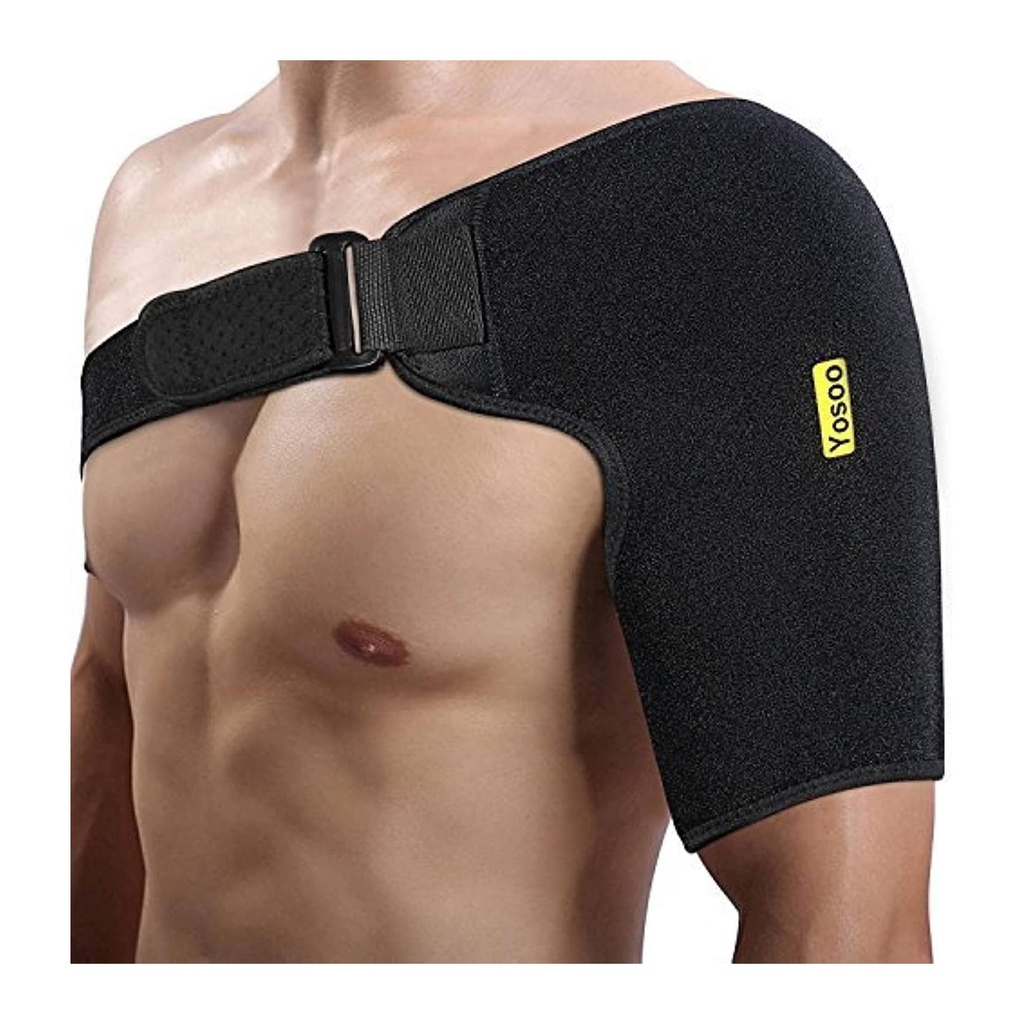 Adjustable Neoprene Shoulder Brace for Pain Relief and Injury Recovery - Comfortable Support for Men & Women