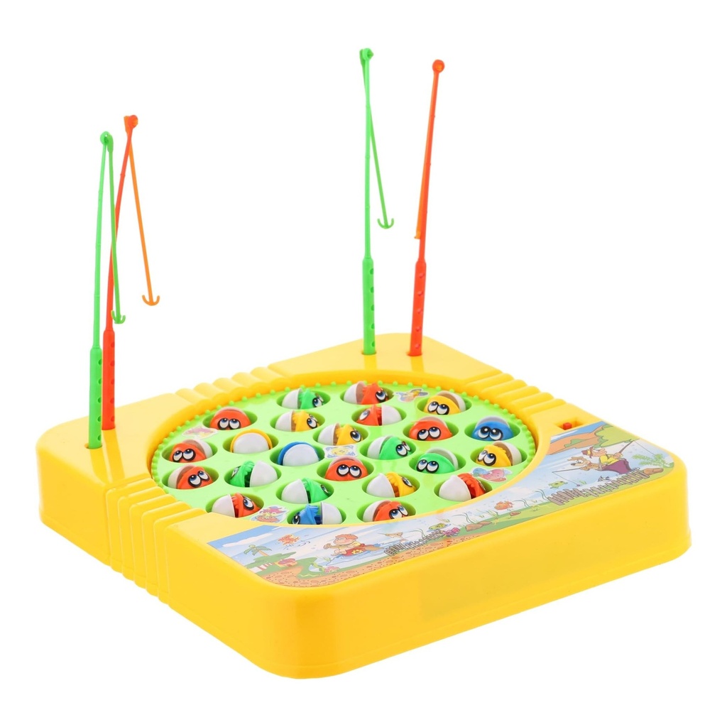 Kids' Magnetic Fishing Game Set – 20 Colorful Fish, Fun Educational Toy with Sturdy Storage Base