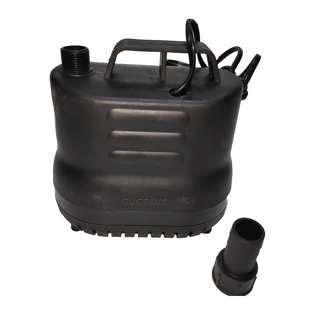 Gustave Submersible Utility Pump - Powerful Water Transfer Pump with Integrated Handle