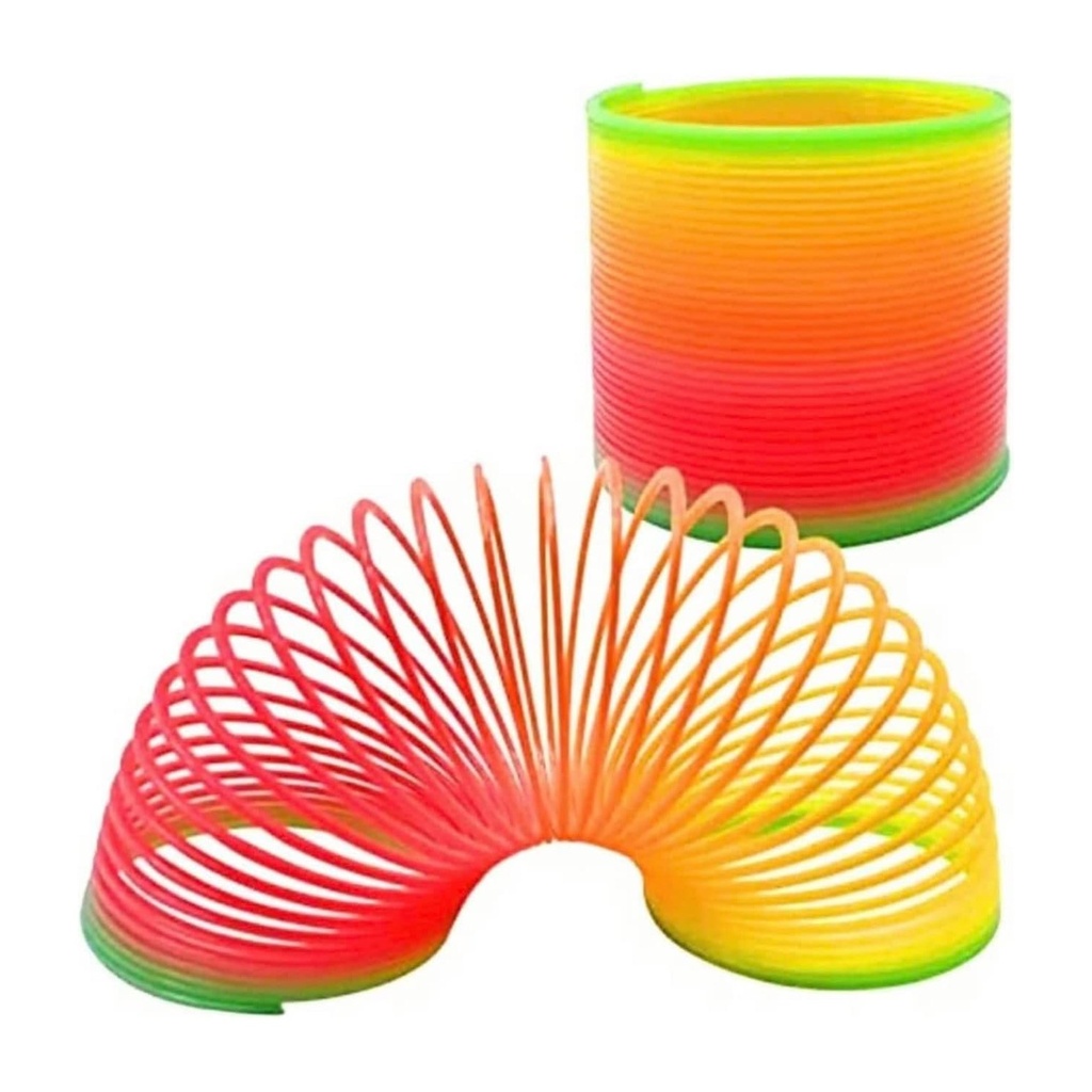 Rainbow Spring Toy for Kids - Classic Stretchy Coil, Sensory & Developmental Fun