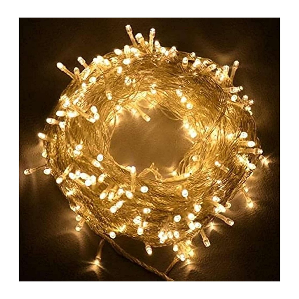Warm White LED Fairy String Lights - 6 Meter USB Powered Decorative Lights for Indoor & Outdoor Use