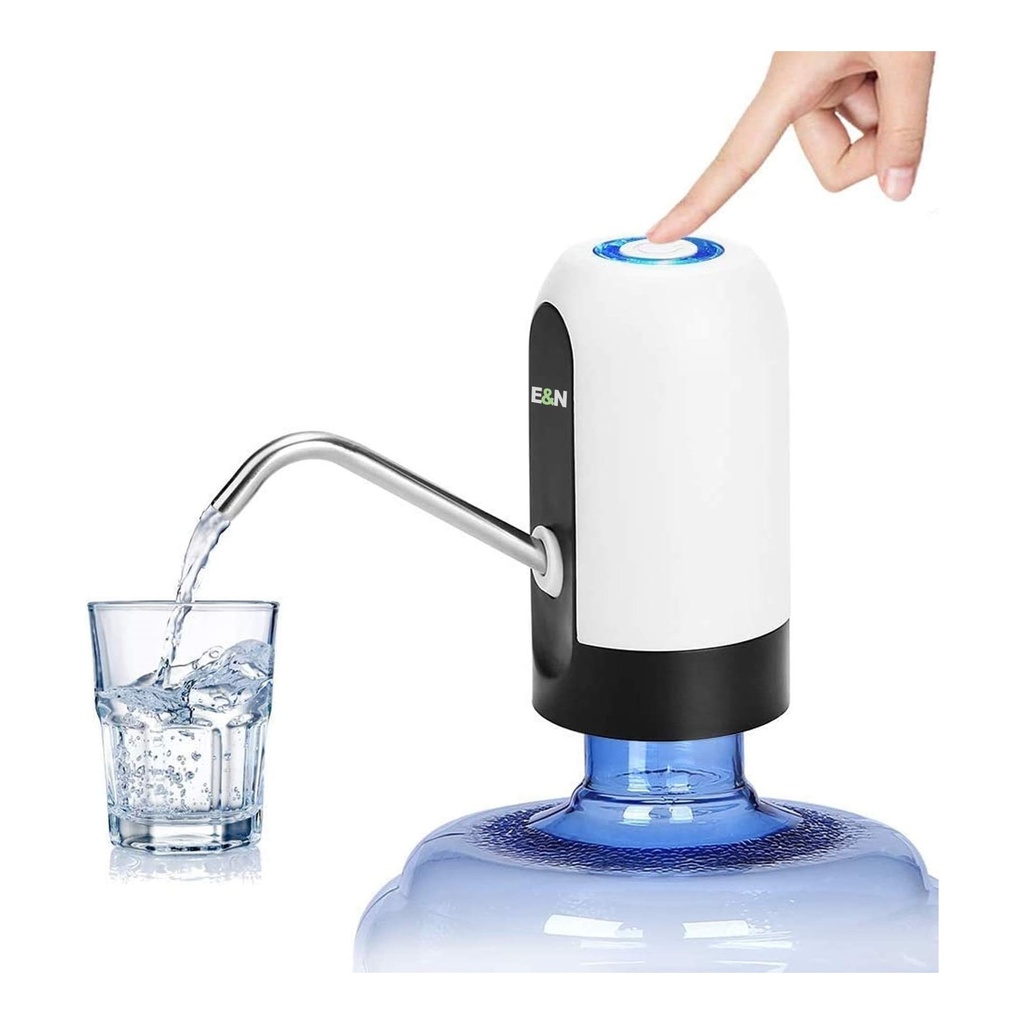 Electric Water Bottle Pump Dispenser - Battery Operated, 5-Gallon Water Bottle Compatible, Easy One-Touch Operation