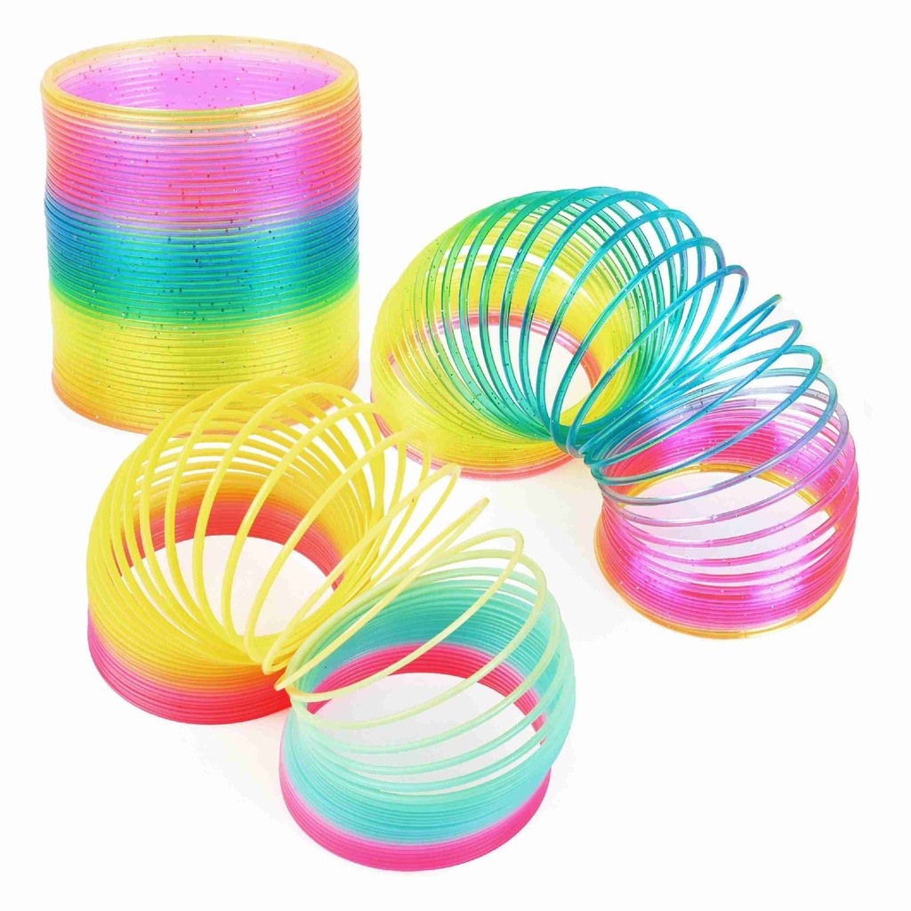 Rainbow Spiral Twirling Toys - Set of 3