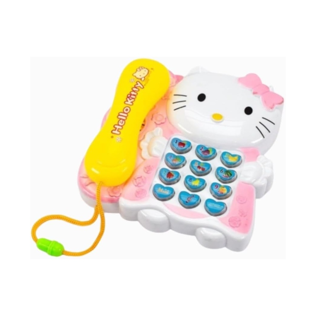 Hello Kitty Toy Phone with Fruit-Shaped Buttons