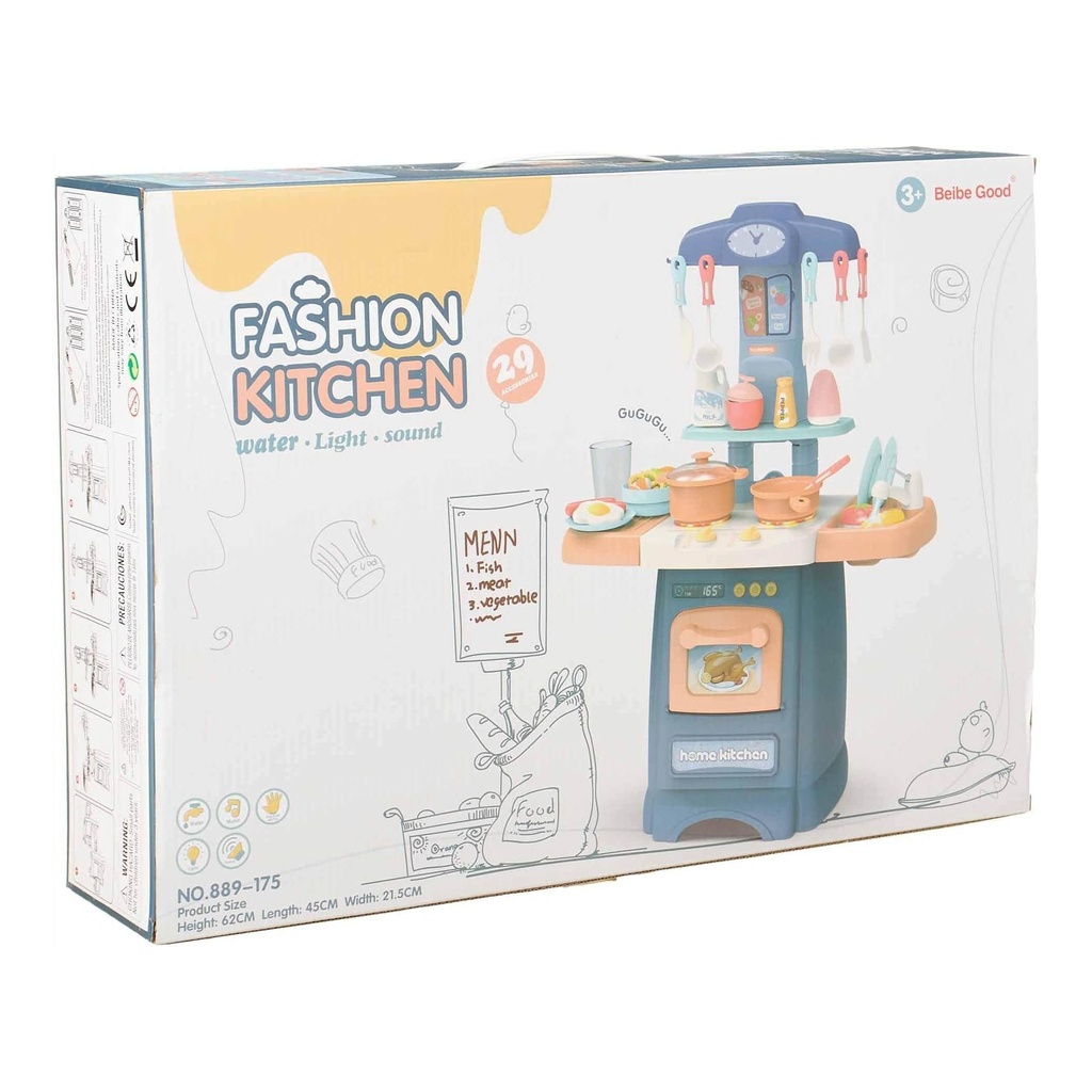 Fashion Kitchen Playset with Lights and Sounds