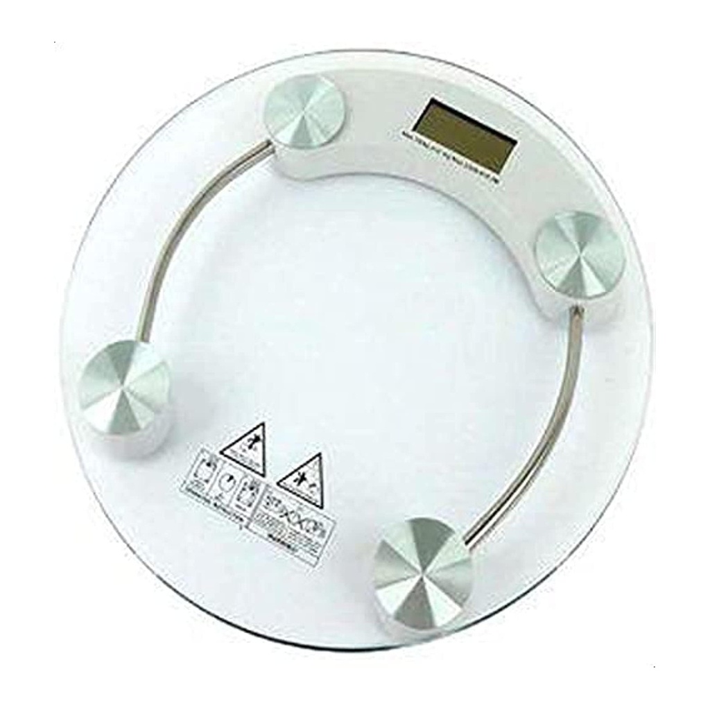 Digital Glass Bathroom Scale with High Capacity - 180kg Weight Limit