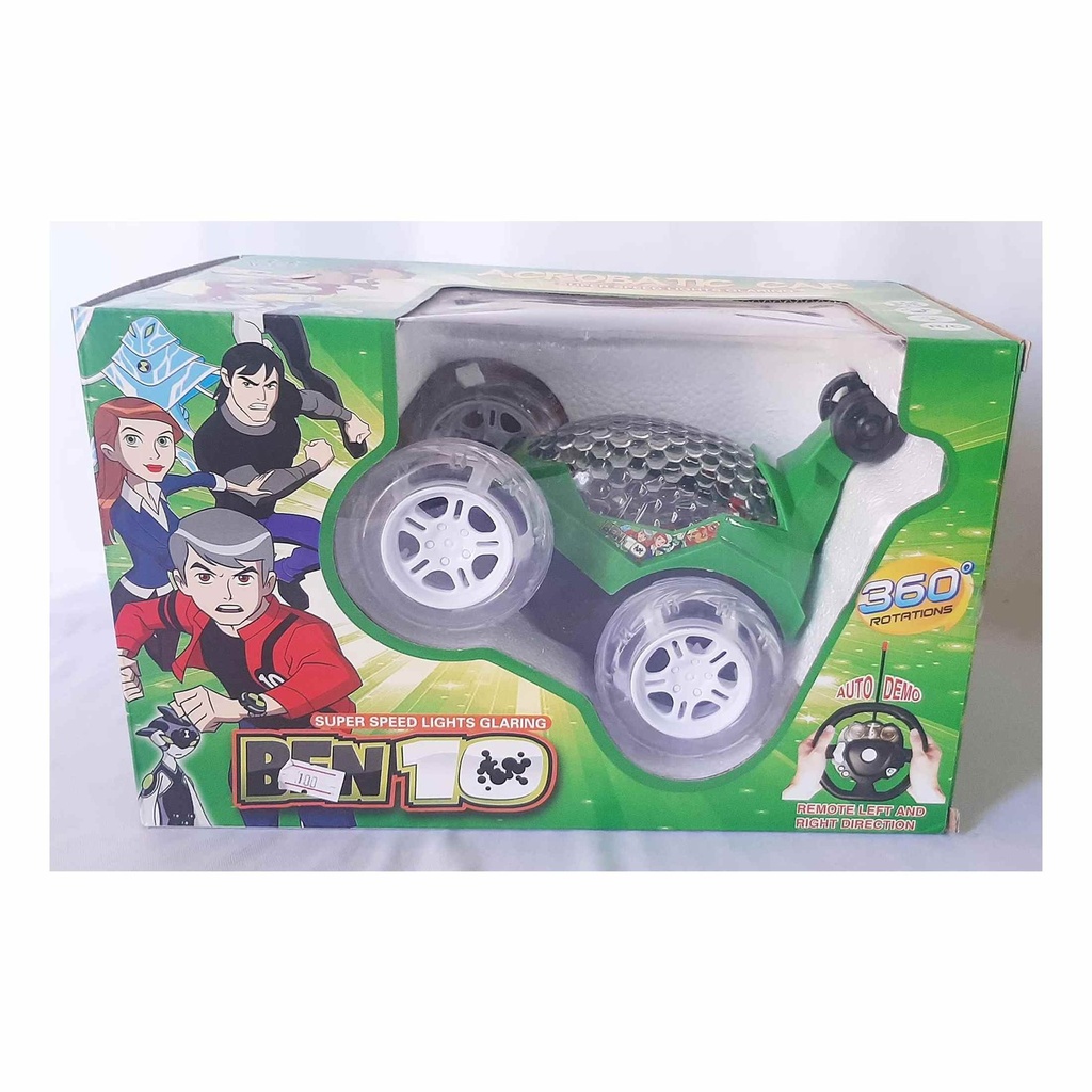 Ben 10 Acrobatic Car with 360° Rotations
