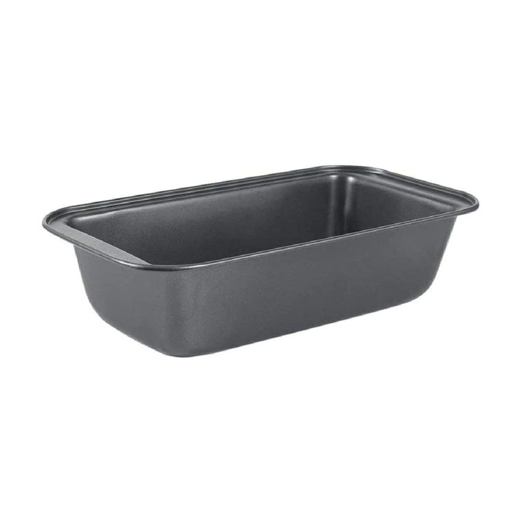 صينية خبز مستطيلة غير قابلة للالتصاق - رمادي غامق - مثالية لكيك، خبز، وأكثر