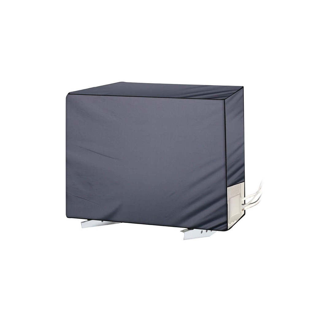 Heavy-Duty Outdoor Air Conditioner Cover for 1.5 Ton Units - All-Weather Protection, Dustproof, Water-Resistant, Dark Grey