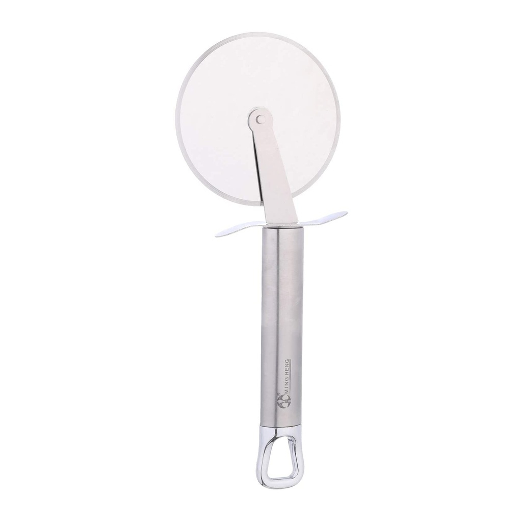 Stainless Steel Pizza Cutter Wheel - Professional Pizza Slicer with Hanging Loop for Easy Storage