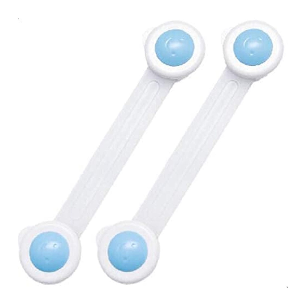 قفل أمان للأطفال (٢ قطعة) - أقفال مانعة للطفل للخزائن، الأدراج، والأجهزة - تركيب سهل، تثبيت قوي