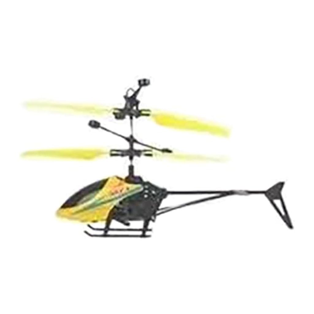 هليكوبتر جيرو بتحكم ريموت كنترول للأطفال - أصفر وأسود