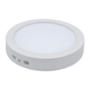 Modern White LED Recessed Ceiling Light Fixture - 12W Round Panel for Energy-Efficient Home Lighting