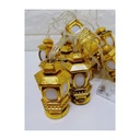 Ramadan Lantern String Lights: Elegant Gold Festive Decor for Home