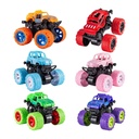 5-Pack Friction-Powered Monster Trucks for Kids - Assorted Colors