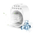 Portable Personal Air Cooler Fan with Ice Compartment - White