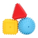Baby Sensory Shapes Set: 3 Textured Developmental Toys for Infants and Toddlers