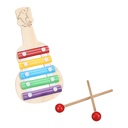 Wooden Guitar Xylophone Toy for Kids with Mallet Set - Musical Instrument for Early Childhood Development