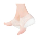 Breathable Silicone Heel Cups for Women and Men - Gel Cushioning for Plantar Fasciitis, Heel Spurs & Pain Relief