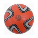 Official Size 5 Soccer Ball - Red and Gray Design - Durable Training and Match Ball
