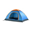 2-Person Dome Tent for Camping – Portable, Waterproof, Blue and Orange