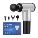 FH-320 6-Speed Cordless Percussion Muscle Massage Gun with 4 Head Attachments