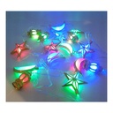 Ramadan LED String Lights: Crescent Moons, Stars, and Lanterns with Multicolor Illumination