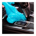 Reusable Car Cleaning Gel - Bright Blue Auto Detailing Putty for Interior Dust, Debris & Crumb Removal