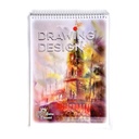 150gsm Watercolor Sketch Pad - 12 Sheets, 25x35cm Spiral Bound Drawing Paper for Artists