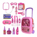 17-Piece Portable Doctor Play Set in Suitcase