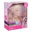 Blonde Hair Styling Head with Accessories