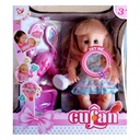 Baby Doll Playset with Hair Dryer and Accessories