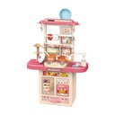 Pink and Beige Pretend Play Kitchen Playset