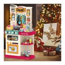 Deluxe Pretend Play Kitchen Set for Kids with Lights, Sounds, and Realistic Accessories