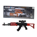 Realistic AK-47 Style Electric Toy Gun with Scope for Kids and Adults - Military-Style Action Toy