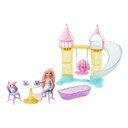 Chelsea Mermaid Castle Playset with Swing, Slide, and Tea Party Accessories