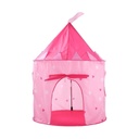 Kids Portable Outdoor Playhouse Castle Tent Playhouse - Pink