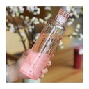 500ml Reusable Plastic Sports Water Bottle for Outdoor Use (Multicolor)