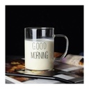 Good Morning Glass Mug - 450ml Thermal Double Walled Coffee Tea Cup