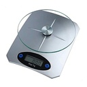 5kg Digital Kitchen Food Scale with Glass Platform - Precise Measurement for Cooking & Baking