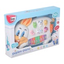 Musical Bunny Piano Toy with Lights and Sounds for Toddlers - Early Childhood Development Toy