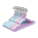 30-Pack Pastel Clothes Hangers - Slimline Metal Hangers for Closet Organization
