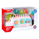 Musical Bus Toy with Xylophone and Piano Keys