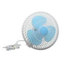 Compact Personal Desk Fan with Light Blue Blades - Quiet & Portable Fan for Home, Office, Travel