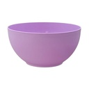 2-Liter Plastic Serving Bowl - Lavender Purple Kitchen Mixing Bowl for Salads, Snacks, and More