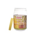4000ml Large Capacity Transparent Plastic Storage Jar with Yellow Lid - Ideal for Kitchen Organization and Food Storage