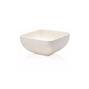 Elegant Off-White Plastic Square Serving Bowl for Modern Kitchens and Dining