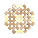 Elegant Wooden Coasters Set - Heat-Resistant, Decorative, and Stylish Home Decor